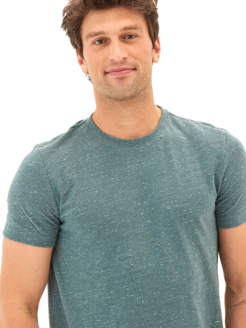 Soloman Slub Linen Short Sleeve Crew Tee