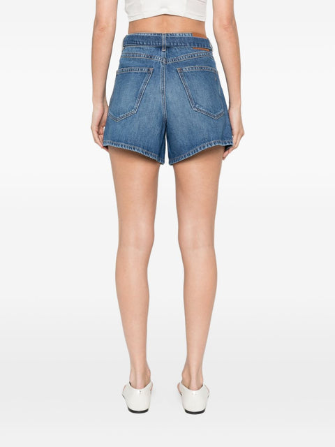 Sportmax Denim cotton shorts