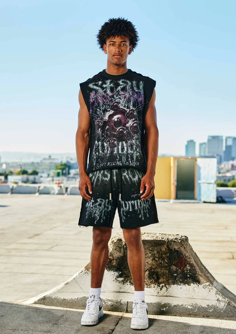 Stay Curious Eyeballs Muscle Tee-Tee-First Row-S-Black-Urbanheer