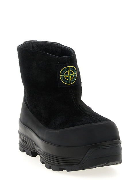 Stone Island Suede Ankle Boots