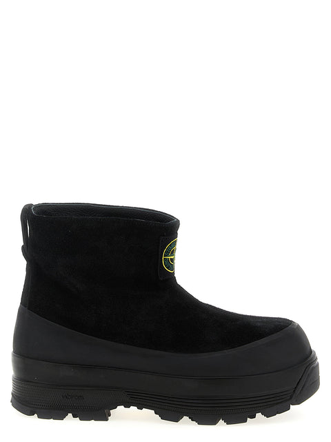Stone Island Suede Ankle Boots