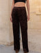 Straight Sequin Pants