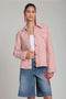 Striped Stretch Cotton Chore Jacket