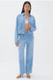 Studded Jean Jacket-Jacket-NOCTURNE-XS-Ice Blue-Urbanheer