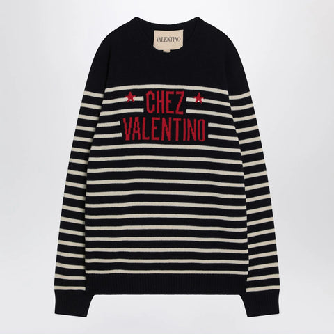 Sweater with jacquard pattern Chez Valentino