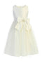 Sweet Kids, Inc. - SK781 - satin and tulle with pearl & bow accent: Ivory / 7