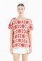 T-shirt col rond en cachemire skin imprimé floral femme - KELLY 23-col rond femme-Studio Cashmere8-S-M-SC8-01104-skin/imprimé-Urbanheer