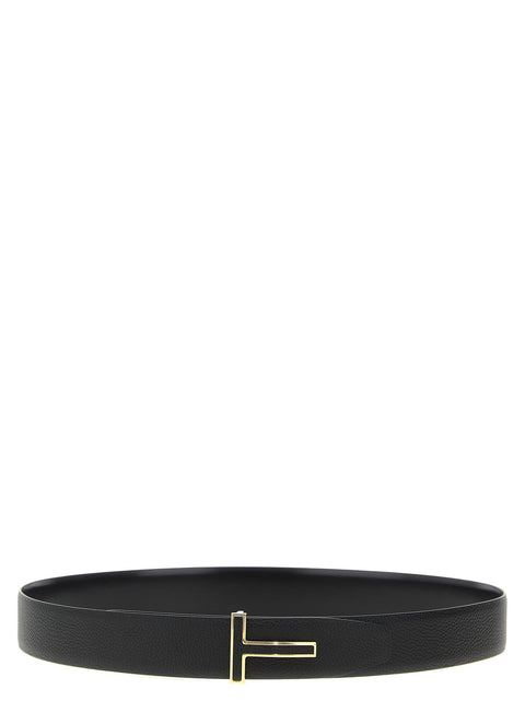 Tom Ford Logo Buckle Reversible Belt