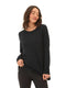 Teagan Feather Fleece Step-Hem Tunic