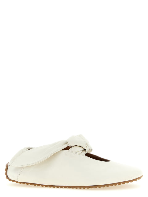 Tess Nappa Sneakers with Bow, Rubber Sole