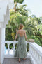 The Alma Dress // Sage-Dress-Beachwood-Bust: 36" (46" back elastic stretched) Length: 56" (with straps tied)-Urbanheer