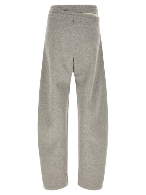 The Attico Asymmetrical Double Waist Trousers