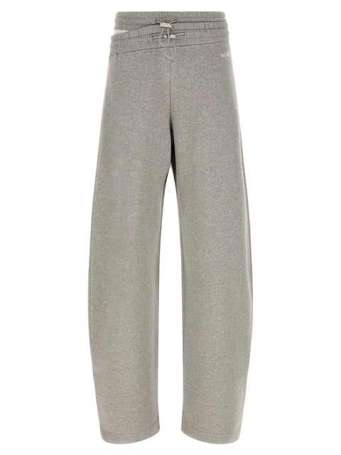 The Attico Asymmetrical Double Waist Trousers