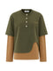 The Attico Color-Block Button Shirt