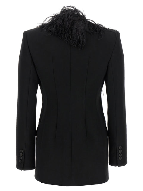 The Attico Feather Blazer