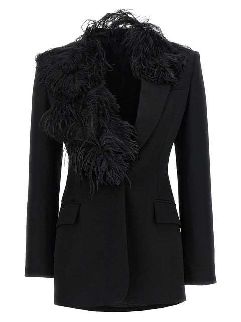 The Attico Feather Blazer