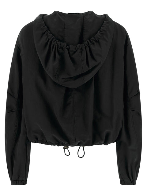 The Attico Hooded Bomber Jacket