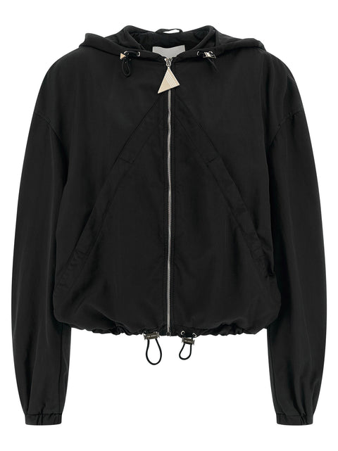 The Attico Hooded Bomber Jacket