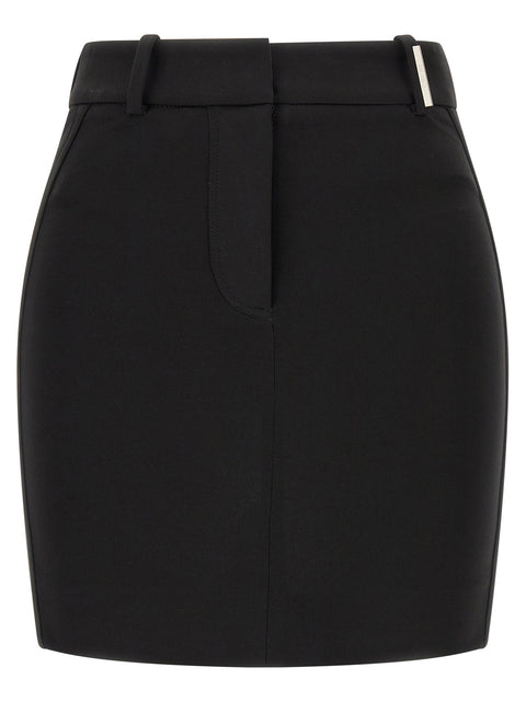 The Attico Metal Plate Skirt