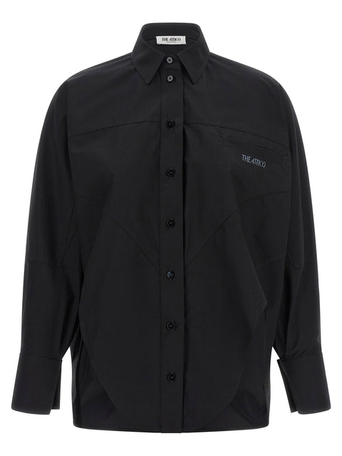 The Attico Shaped Hem Shirt