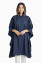 The Durham | Packable Poncho | Soft Matte Ink Navy