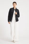 The Harrow Velour | Down Shirt | Midnight Black