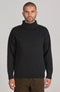 The Modern Submariner - Roll Neck Merino Wool Jumper Black-Jumper-Paul James Knitwear-XS-Black-Urbanheer