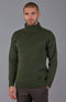 The Modern Submariner - Roll Neck Merino Wool Jumper Green-Jumper-Paul James Knitwear-XS-Green-Urbanheer