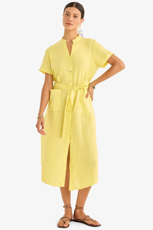 The Rosemary Linen Dress from Marché exclusive at Urbanheer
