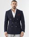 The Windsor Wool-Cashmere 1.5-Breasted Blazer - Navy