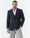 The Windsor Wool-Cashmere 1.5-Breasted Blazer - Navy