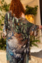 Theatre of Dreams Long Duster Bamboo Kimono Robe with Deer-Kimono-Market of Stars-length 118cm width 78 cm-Urbanheer
