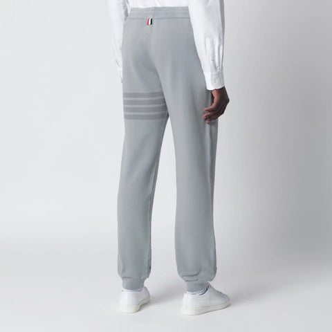 Thom Browne Grey cotton jogging trousers