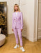 Timeless Fitted Double-Breasted Suit Jacket with Gold Buttons Lilac-Jacket-Attentif Paris-S-Lilac-Urbanheer