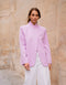 Timeless Structured Jacket with Fold-Down Officer Collar