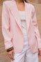 Timeless Structured Jacket with Fold-Down Officer Collar