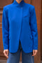 Timeless Structured Jacket with Fold-Down Officer Collar