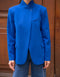 Timeless Structured Jacket with Fold-Down Officer Collar