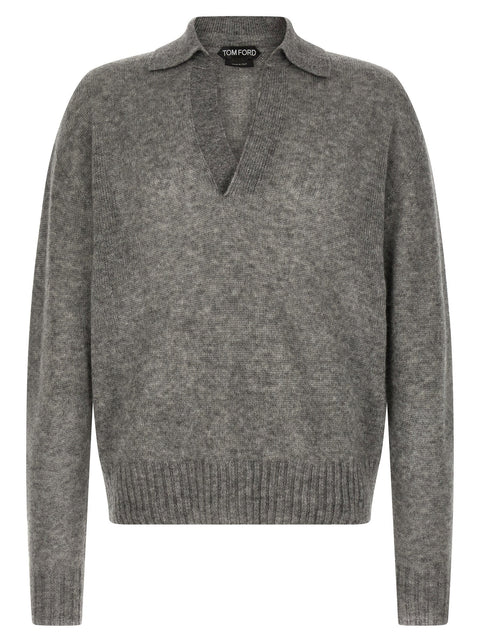 Tom Ford Cashmere And Silk Polo Shirt