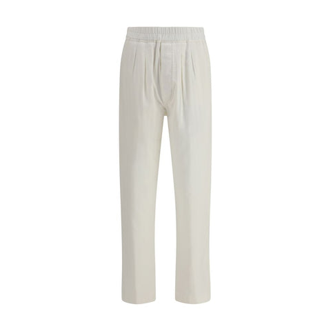 Tom Ford White Cotton Casual Pants