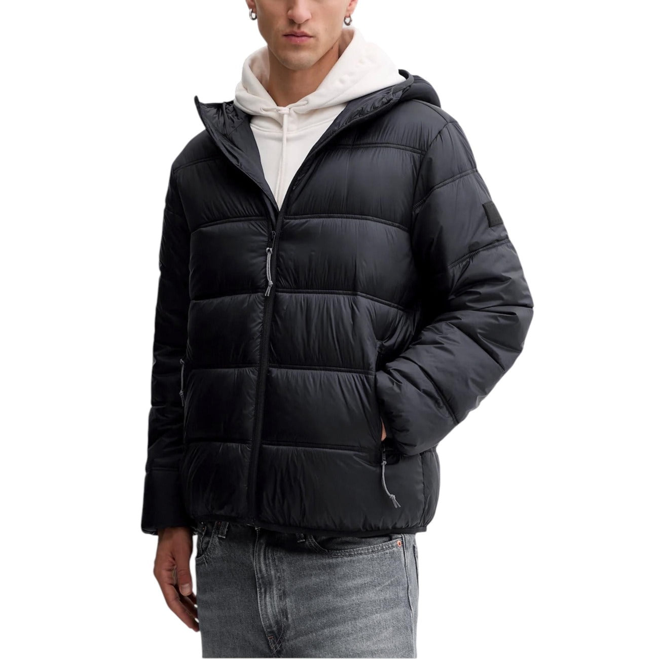 Ppsnabha Tommy Jeans Hooded Quilted Jacket Lightweight Bomber