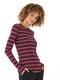 Torri Feather Rib Long Sleeve Crew Tee