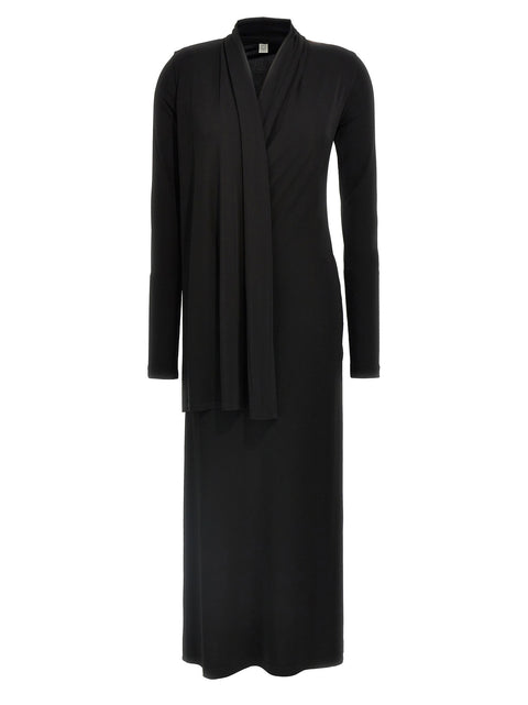 Toteme Overlapped Jersey Dress