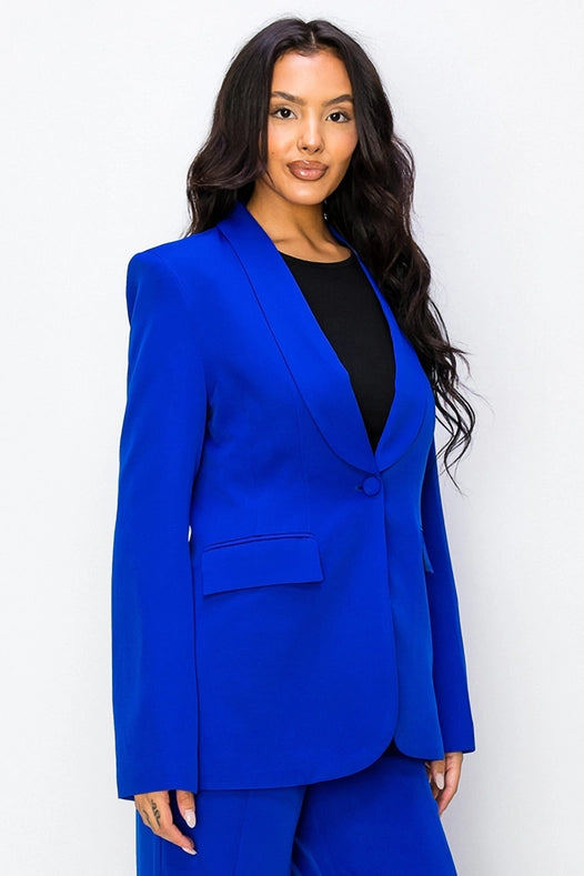 Tuxedo Jacket Royal Blue