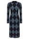 Twin Set Diamond-shaped Knit Dress