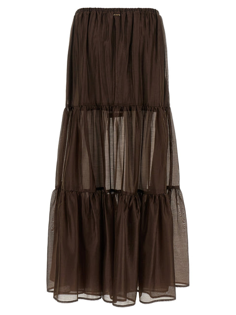 Twin Set Flounces Skirt