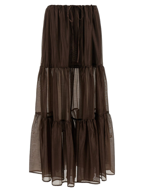 Twin Set Flounces Skirt