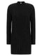 Twin Set Ribbed Dress With Rhinestones