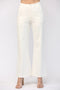 Two Front Plcket Ponte Flare Pants-Pants-FATE-S-CREAM-Urbanheer