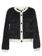 Two Tone Fuzzy Cardigan